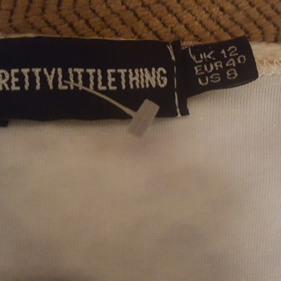 Pretty Little Thing Velvet Snakeprint Jumpsuit. Sz.12 - Picture 8 of 11